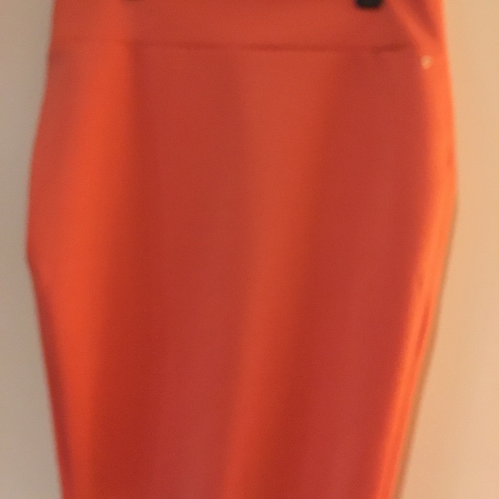 Brand new coral scuba pencil skirt   New!!!!!
